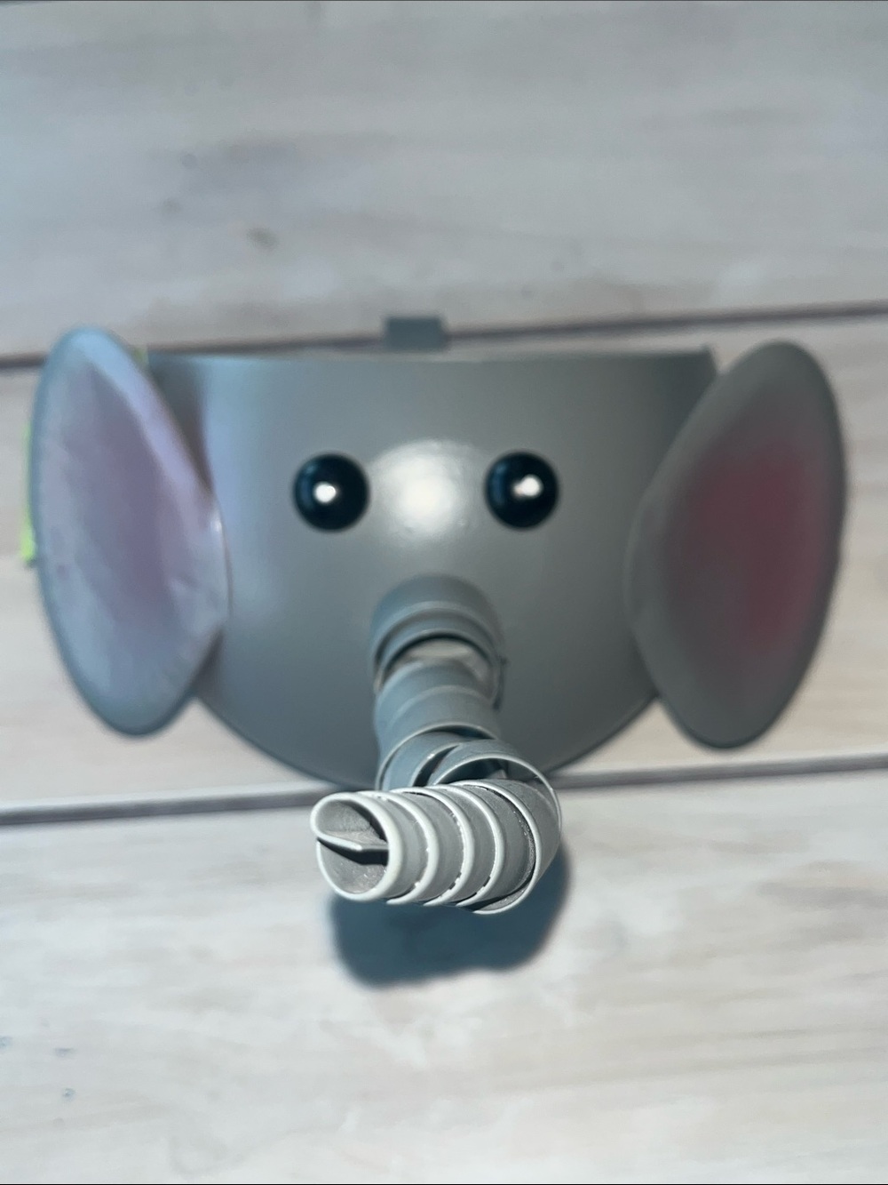 Metal Elephant Hanging Flower or Herb Planter